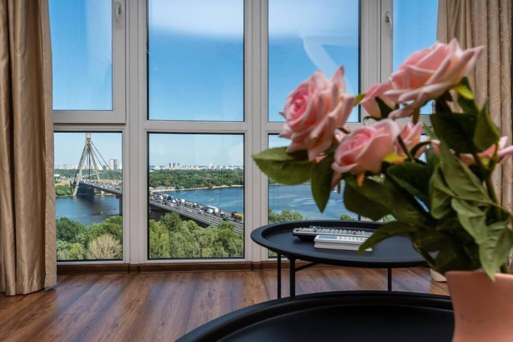 With Crazy Panoramic View Of The Dniepr