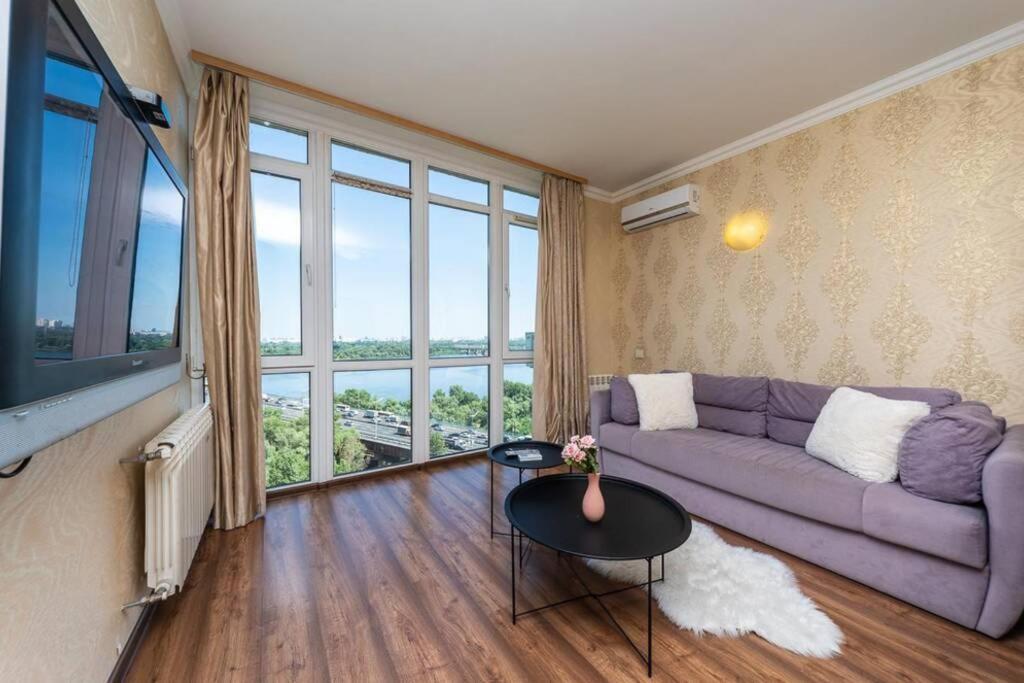 With Crazy Panoramic View Of The Dniepr